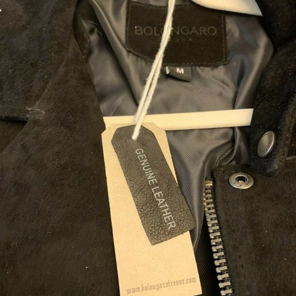 Men's Real Leather Suede Premium Biker Jacker M - Very Rare - Picture 3 of 3